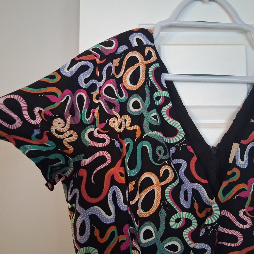 Joanie Arianne Snake print jumpsuit, size UK14/US10 - Picture 4 of 12